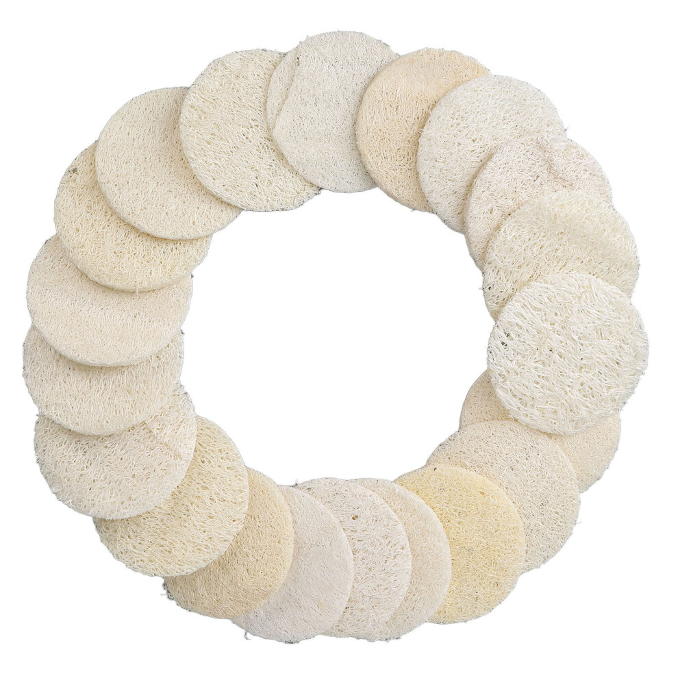 20pcs Exfoliating Loofah Facial Scrubber Gentle Body Cleanser