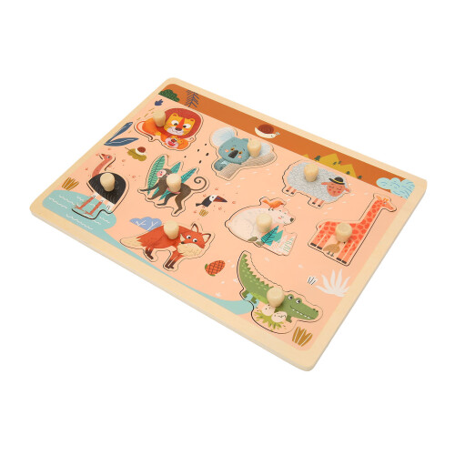 Rompicapo Animali Zoo in Legno per Bambini 1