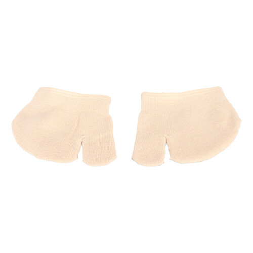 3 Paar atmungsaktive weiche Split-Zehen-Halbsocken hellbeige 2