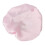 Wiederverwendbare rosa Satin-Trinkabdeckung mit Strohlöchern 2