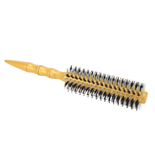 Gold Nylon Round Hair Brush 2