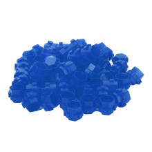 (Blue) 200x Waben-Tätowierfarbcup Mikrobraiding lila
