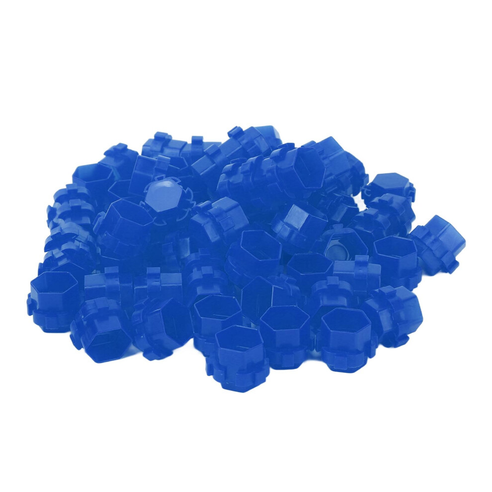 Blue/Purple () 200Pcs Honeycomb Tattoo Ink Cups Microblading Pigment Cups