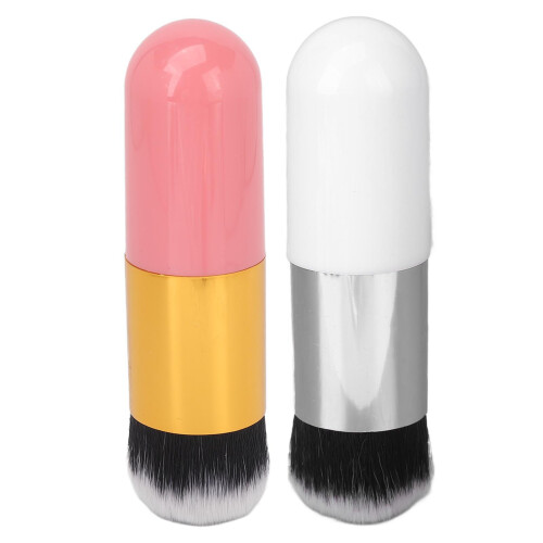 2x Komfortable Foundation-Bürste für Reisen