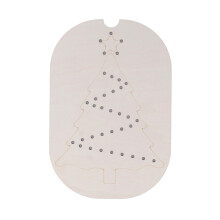 Holz-Puzzle-Weihnachtsbaum frühes Lernspiel