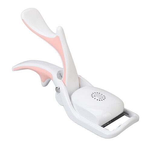 (White) Slimme verwarmde wimperkruller, 3 instellingen, draagbaar, wit 1