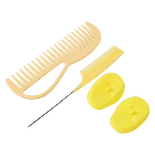 Haarfärbekit mit Silikon-Kamm & Ohrenschützern 1