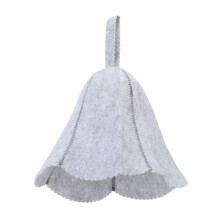 (Grey) Saunahut aus Filz, wasserabsorbierend, universell grau