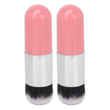 2Pcs Soft Pink Foundation Brush