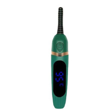 (Green) Groene verwarmde wimperkruller met display