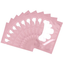 (Pink) 50 Stk Petalenform Unteraugenpads für Wimpernverlängerung Pink