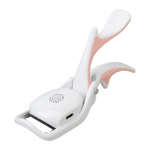 (White) Slimme verwarmde wimperkruller, 3 instellingen, draagbaar, wit 2
