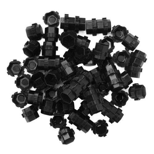 (Black) 200 Stks Honingraat Tattoo Ink Cups 1