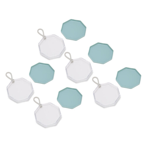 5x Octagonal Makeup Puff Container Portable Case 2
