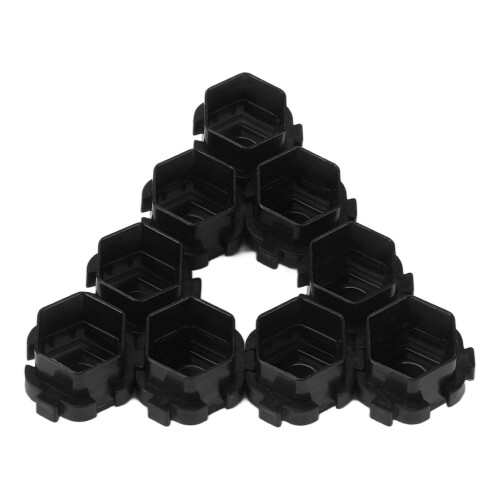(Black) 200 Stks Honingraat Tattoo Ink Cups 2