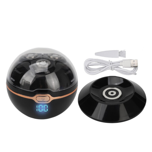 Elektrischer Mini-Trimmer wiederaufladbar digital 3-Ring-Klinge