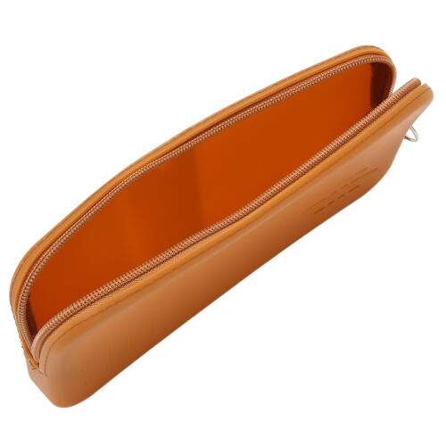 Groot silicone make-up kwastetui met rits 2