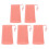 5x Mesh Soap Pouch Exfoliating Foam Net Pink 2