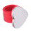 Magnetisch polsarmband siliconen hart ring rood 2