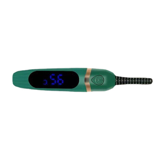(Green) Groene verwarmde wimperkruller met display 1