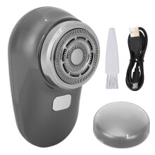 Mini LED Wasbare Opladbare Baardtrimmer Zwart