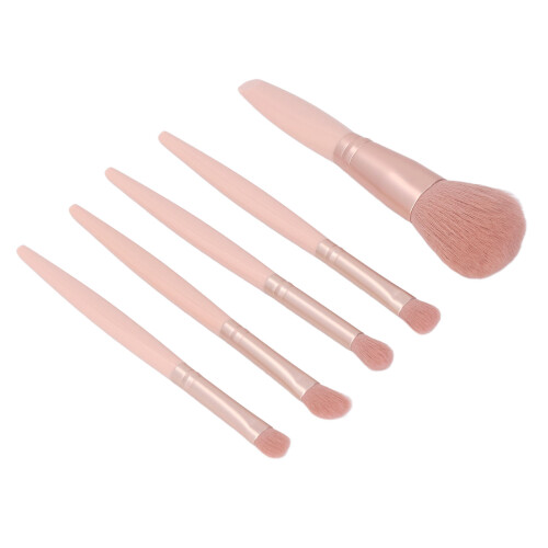 5Dks Make-up Kwasten Set Draagbare Spiegel 2