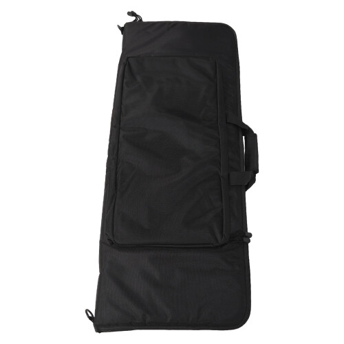 Black Double Layer Zipper Storage Bag 2