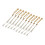 10x Kunstperlen-Haarringe Gold 2