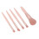 5Dks Make-up Kwasten Set Draagbare Spiegel 2