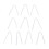 10 Stk. Typ R BTE Ohrmodelle Ersatz R-Form 3,6x2mm 1