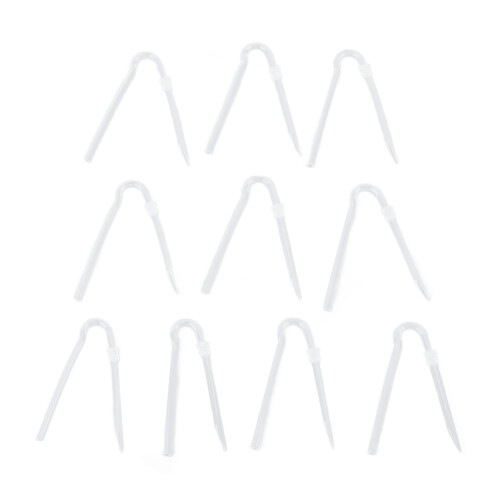 10 Stk. Typ R BTE Ohrmodelle Ersatz R-Form 3,6x2mm