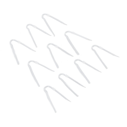10 Stk. Typ R BTE Ohrmodelle Ersatz R-Form 3,6x2mm 1