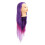 Purple-Pink Gradient Wig Head Hairstyling Training 5