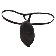 (L) Herren String-Unterwäsche Baumwolle Schwarz Sport