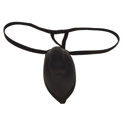 (L) Herren String-Unterwäsche Baumwolle Schwarz Sport