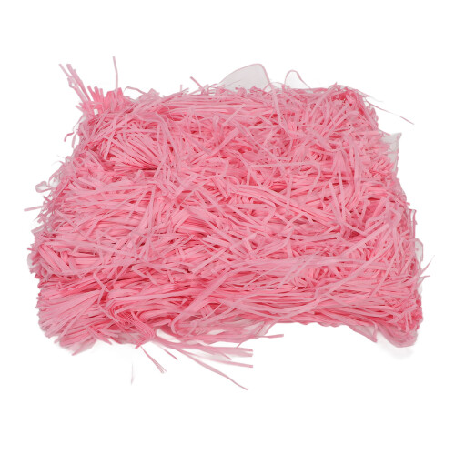 (Pink) 500g Raffia-Papierfüller DIY Geschenk Papier Pink