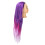 Purple-Pink Gradient Wig Head Hairstyling Training 2