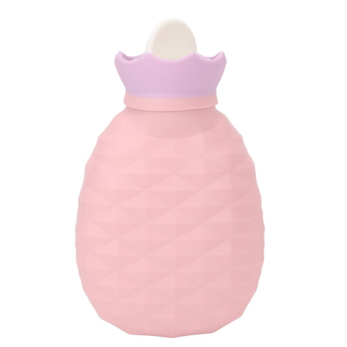 (Pink) Borraccia Acqua Calda Silicone 200ml Rosa