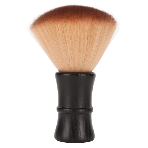 (Black) Herrenbartbürste Nylon Holzgriff braun Pflege