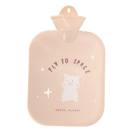 (Pink) 1300ML Heißwasserflasche niedlich Explosionssicher