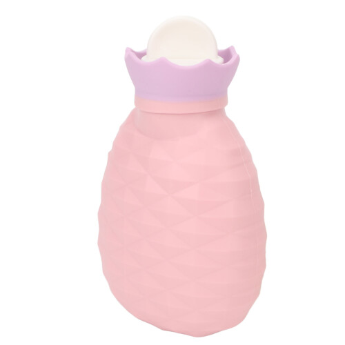 (Pink) Borraccia Acqua Calda Silicone 200ml Rosa 1