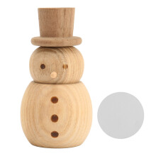 Schneemann Holz-Ätherisches Öl-Diffuser wasserlos