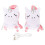 USB Electric Fingerless Cartoon Heated Gloves 1
