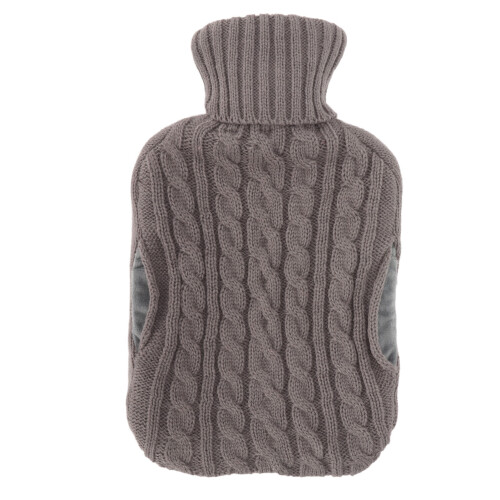 (Gray) Borraccia Gomma Antiperdita Portatile Grigia