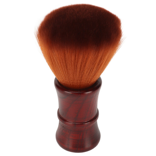 (Brown) Herrenbartbürste Nylon Holzgriff braun Pflege 2