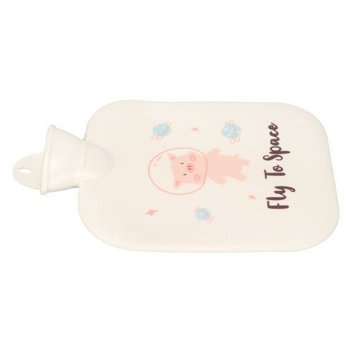 (White) 1300ML Heißwasserflasche niedlich Explosionssicher 2