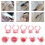 100x Tattoo-Farbkuppa Pink für Microblading 5
