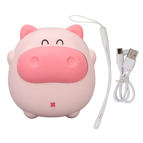 (Pink) USB Oplaadbare Mini Handwarmer Roze Draagbaar