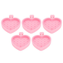 5x Silikon-Make-up-Bürstenreinigungsset faltbar