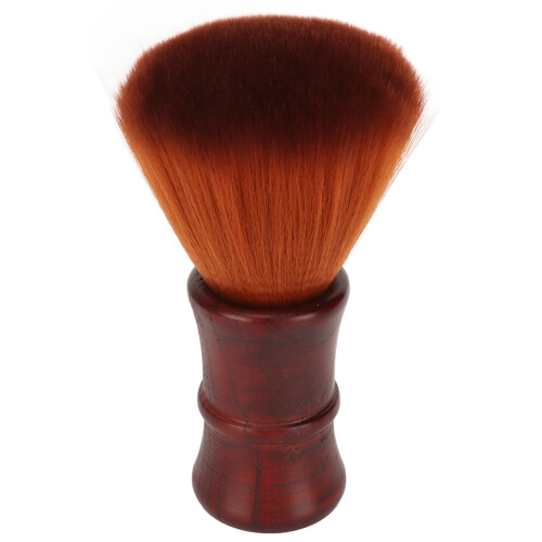 (Brown) Herrenbartbürste Nylon Holzgriff braun Pflege 1
